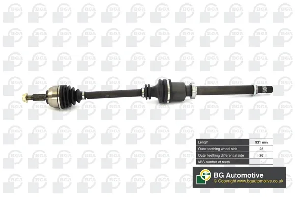 Правая полуось DS7356R BGA