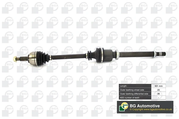 Правая полуось DS7356R BGA