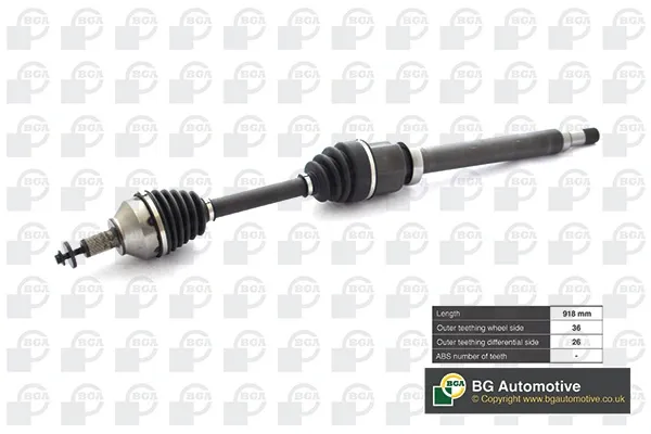 Правая полуось DS2332R BGA
