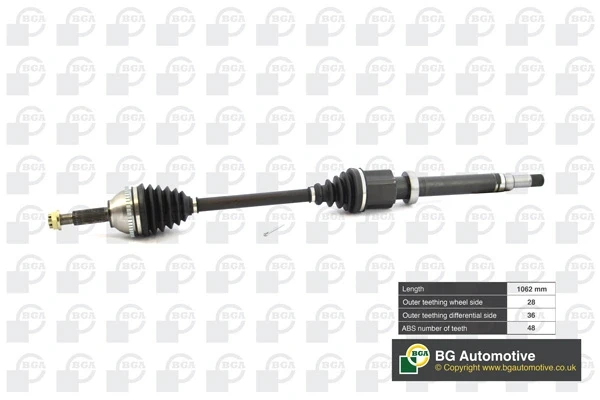 Правая полуось DS2326R BGA