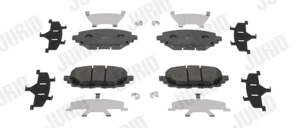Передние тормозные колодки 573677J Jurid/Bendix