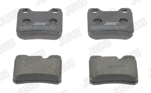 Задние тормозные колодки 571407J Jurid/Bendix
