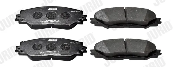 Передние тормозные колодки 572598J Jurid/Bendix
