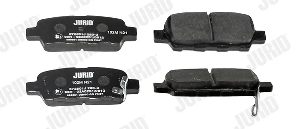 Задние тормозные колодки 572501J Jurid/Bendix