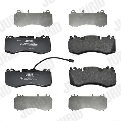 Передние тормозные колодки 574224J Jurid/Bendix