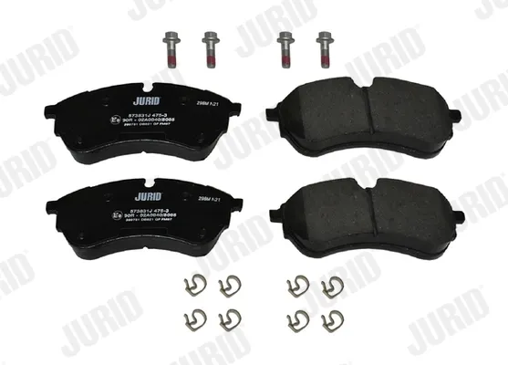 Передние тормозные колодки 573831J Jurid/Bendix