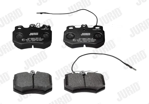 Передние тормозные колодки 571320J Jurid/Bendix