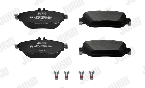 Передние тормозные колодки 573403J Jurid/Bendix