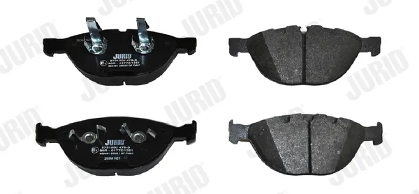 Передние тормозные колодки 573150J Jurid/Bendix