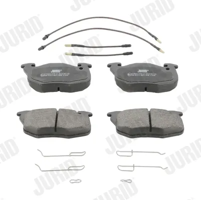 Передние тормозные колодки 571524J Jurid/Bendix