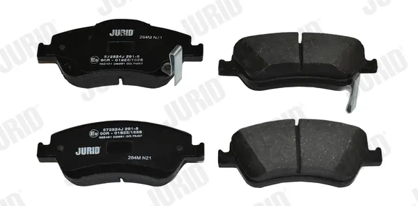 Передние тормозные колодки 572524J Jurid/Bendix