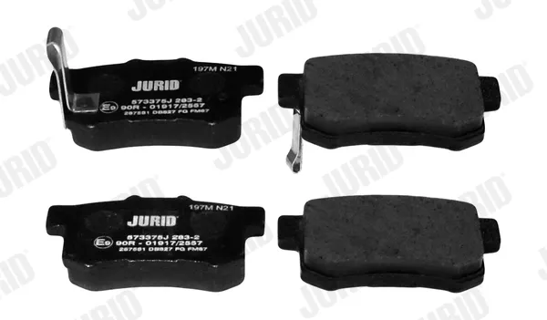 Задние тормозные колодки 573375J Jurid/Bendix