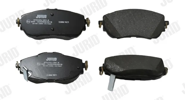 Передние тормозные колодки 573440J Jurid/Bendix
