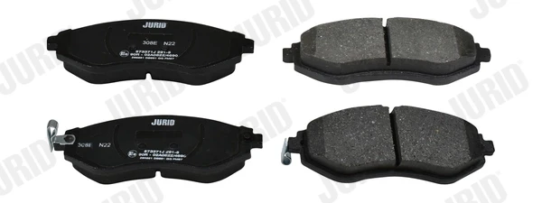 Передние тормозные колодки 573371J Jurid/Bendix