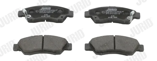Передние тормозные колодки 572324J Jurid/Bendix