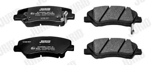Передние тормозные колодки 573368J Jurid/Bendix