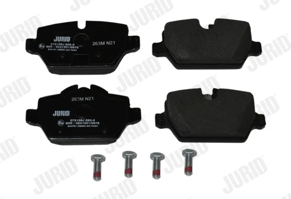 Задние тормозные колодки 573136J Jurid/Bendix