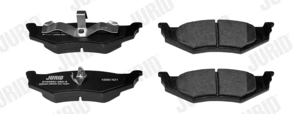 Задние тормозные колодки 573069J Jurid/Bendix