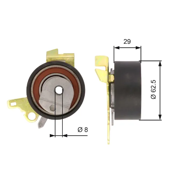  Ролик ГРМ Peugeot 406 