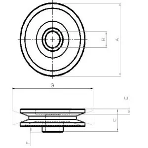 Обгонная муфта генератора на Volvo 340/360  343, 345