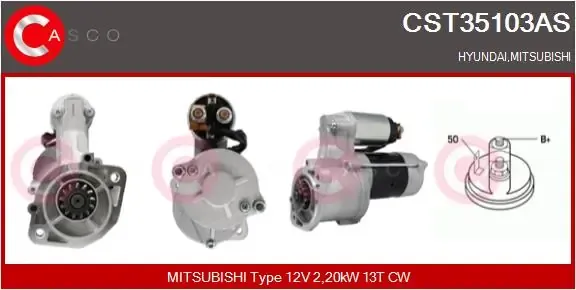 Стартер CST35103AS Casco