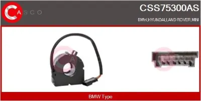 Датчик угла поворота рулевого колеса CASCO CSS75300AS