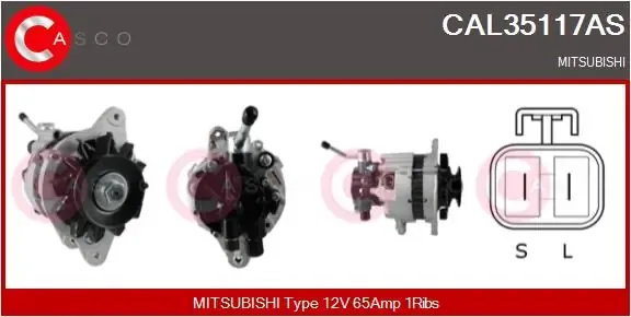 Генератор автомобиля Casco CAL35117AS