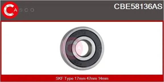 Подшипники генератора CBE58136AS Casco