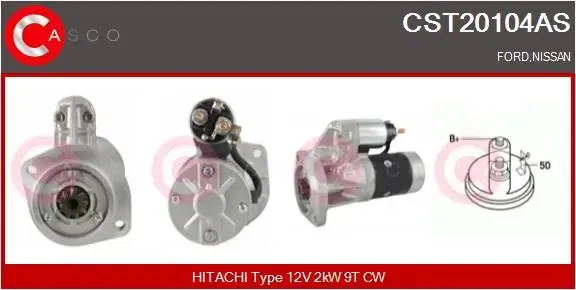 Стартер CST20104AS Casco