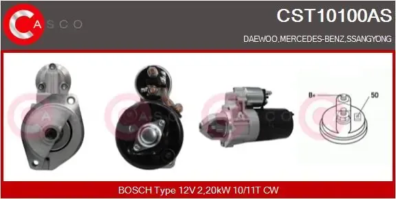 Стартер CST10100AS Casco