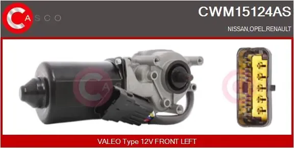 Мотор дворников CWM15124AS Casco