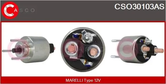 Втягивающее реле стартера CSO30103AS Casco