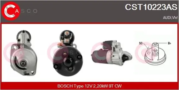 Стартер CST10223AS Casco