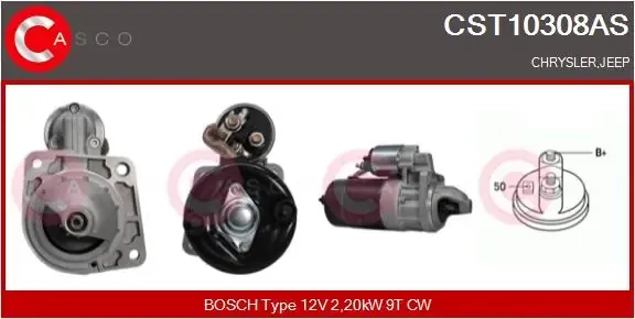 Стартер CST10308AS Casco