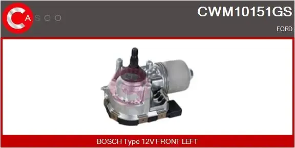 Мотор стеклоочистителя лобового стекла левый CWM10151 Casco