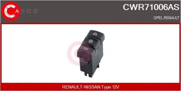 Кнопочный блок управления стеклоподъемником передний левый CWR71006AS Casco