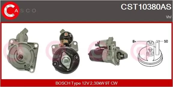 Стартер CST10380AS Casco