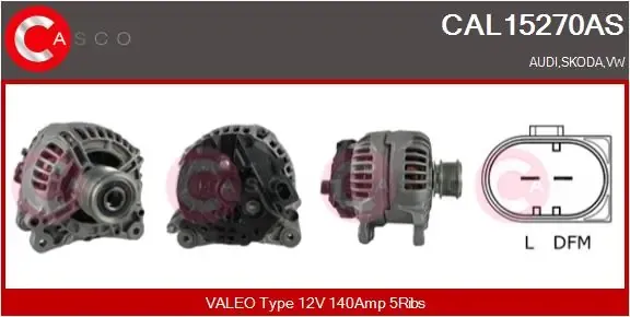 Генератор CAL15270AS Casco