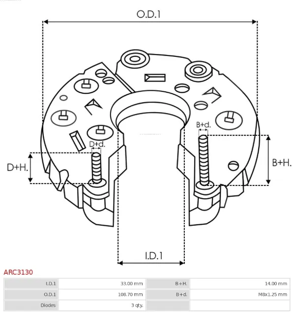Купить Диодный мост Ауди А6 C6 4F2