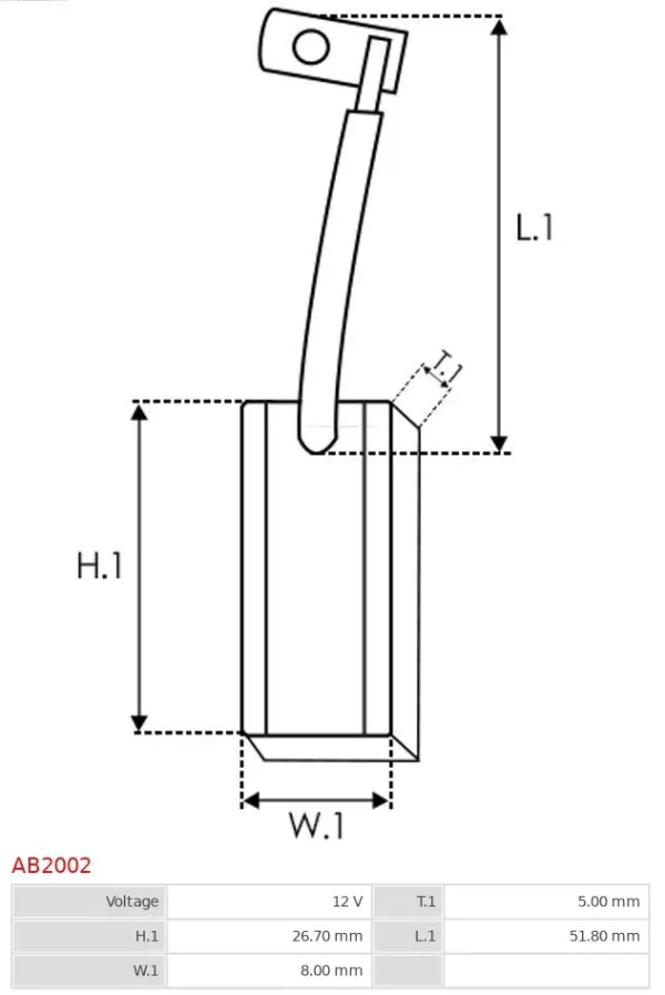 Купить Щетки генератора Опель Астра F 51, 52, F35, M35
