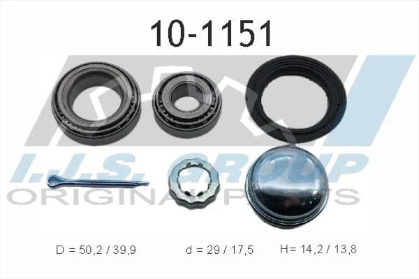 Подшипник задней ступицы 101151 IJS Group