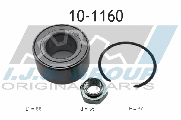 Подшипник ступицы 101160 IJS Group