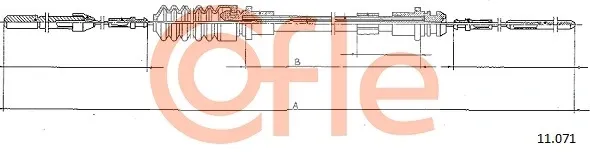 Трос газа AD550339 Adriauto