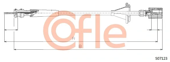 Привод спидометра S07123 Cofle