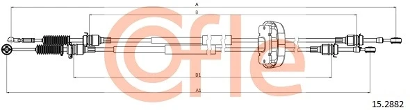  Трос КПП Opel Vivaro 