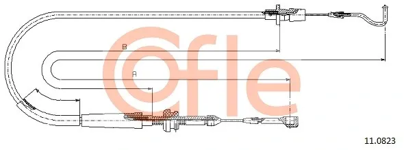 Трос газа 110823 Cofle
