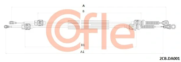 Трос КПП 2CBDA001 Cofle