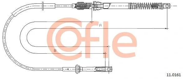 Трос газа 6142769 Ford