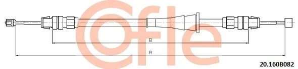 Передний трос ручника AD090263 Adriauto
