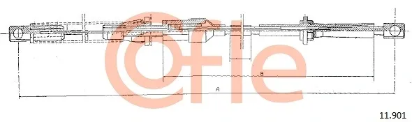 Трос газа AD130335 Adriauto